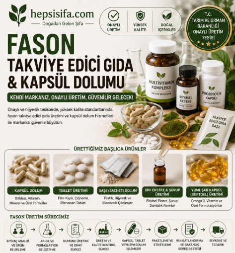 Fason Takviye Edici Gıda & Kapsül Dolumu