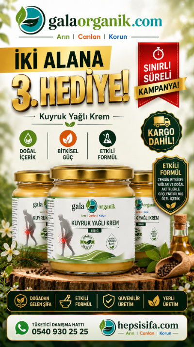 2 Al 1 Bedava Doğal Kuyruk Yağlı Masaj Kremi