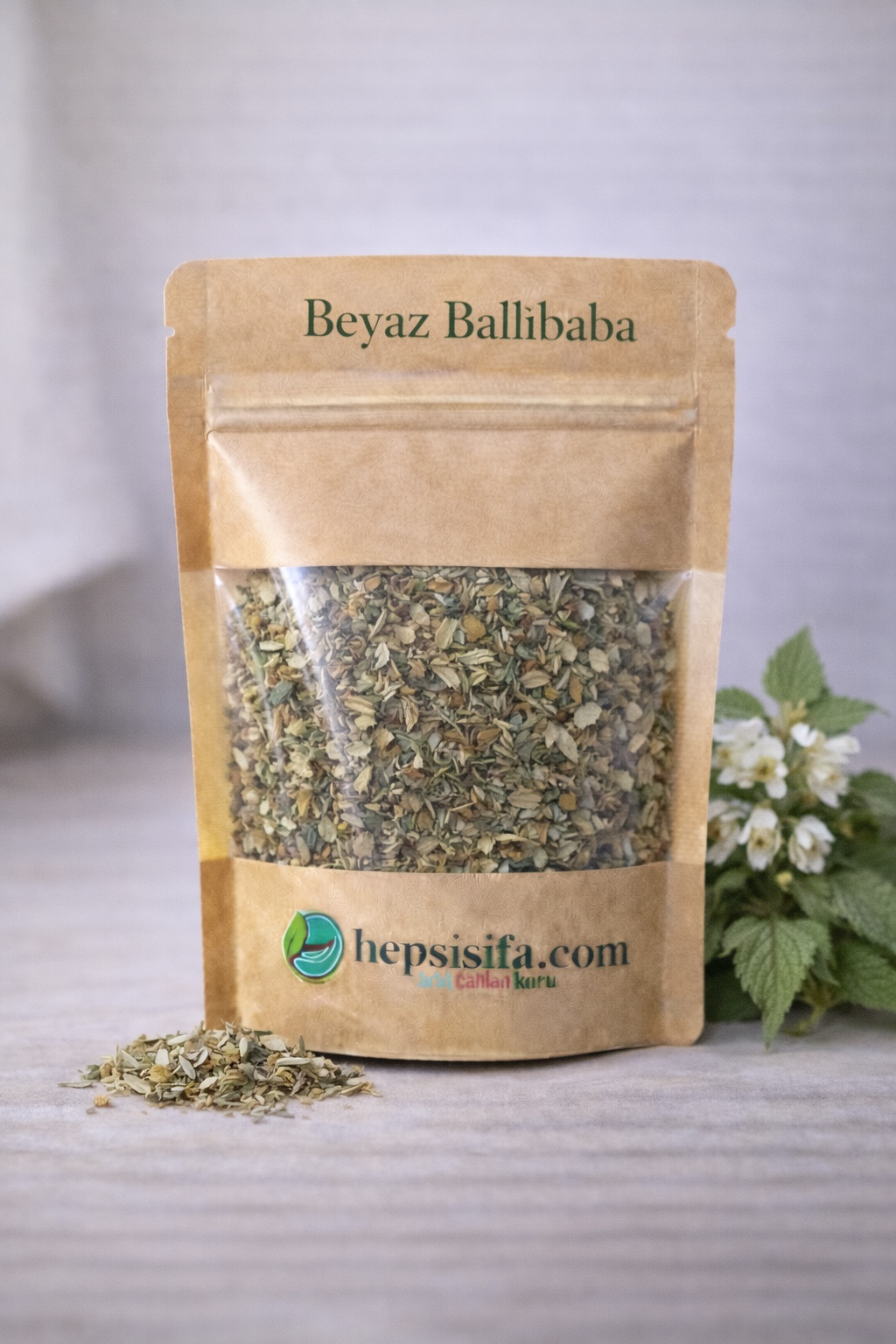 Beyaz Ballıbaba Otu 25 Gr Doğal Erzurum Bitki Çayı