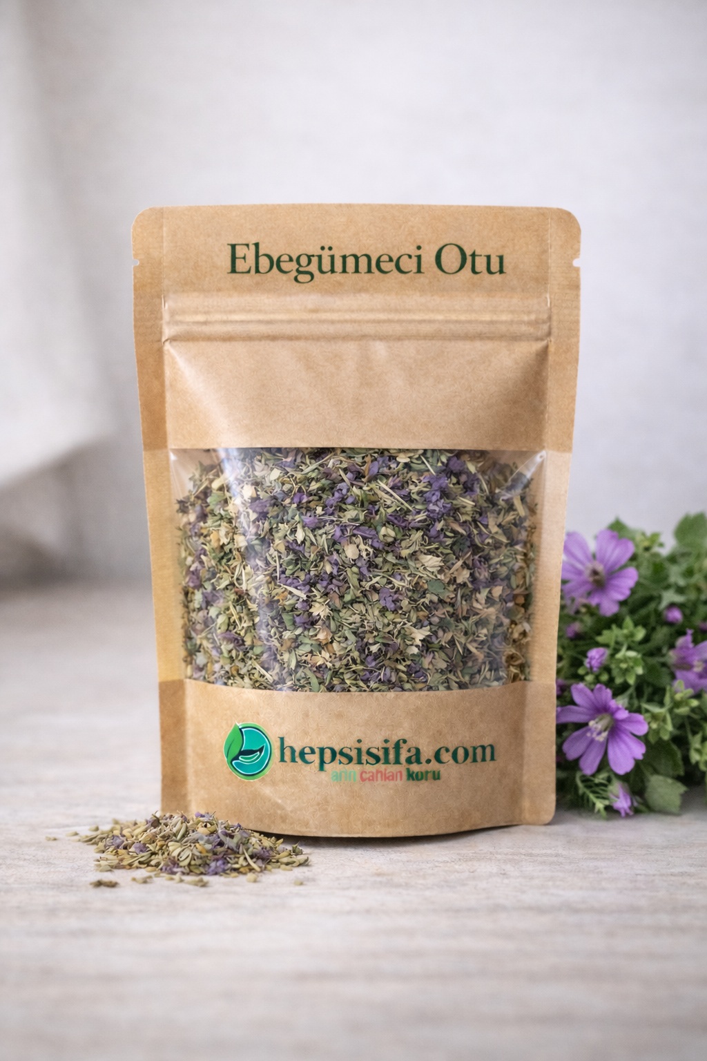 Ebegümeci Otu 25 Gr Doğal Erzurum Ebegümecisi 